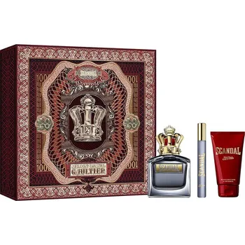 Parfém Jean Paul Gaultier Scandal Pour Homme set toaletní voda 100ml + toaletní voda ve spreji 10ml + sprchový gel 75ml