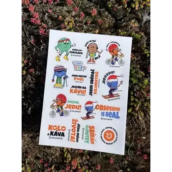samolepka Koloshop sada samolepek A5 2025
