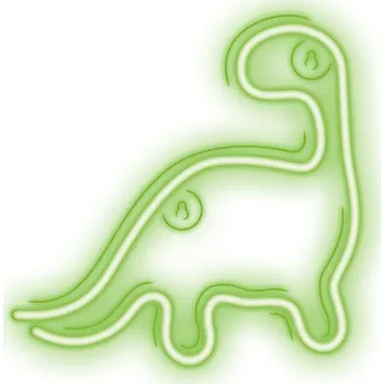 Dekorativní svítidlo Dekorativní LED neon Dinosaur zelený