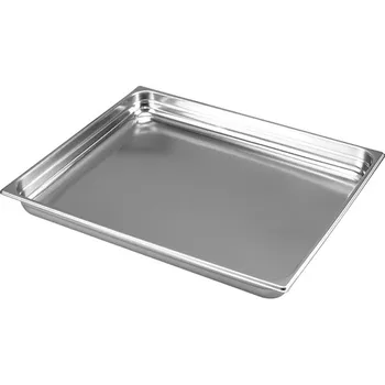 TOMGAST Gastronádoba nerezová profi GN 2/1 s úchyty 650x530 mm, hloubka: 65 mm M-21065 U