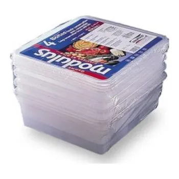 MATFER Gastronádoba PP GN 1/2-100 mm s víčkem, sada 4ks