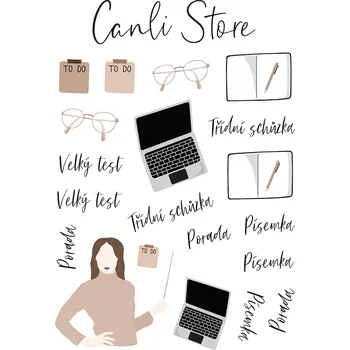 samolepka Samolepky Canli - Učitelské (A6)