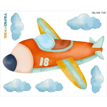 Textilie k potisku Letadlo 1 – nažehlovačka 14x11cm