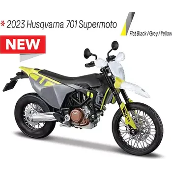 autíčko Husqvarna Husky 701 Supermoto 2023 (sběratelský model, určeno pouze k vystavení)