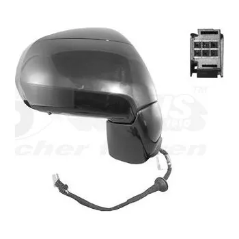 Auto zrcátko Vnější zpětné zrcátko VAN WEZEL 0928806