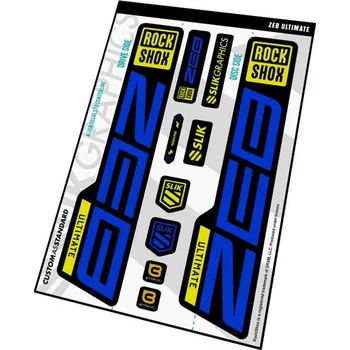 Vidlice na kolo Samolepky SLIK Graphics - vidlice - FOX 36 Performance - Full Colour