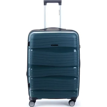 Střední cestovní kufr s expandérem TSA 70l Worldline 283 zelená