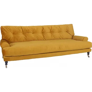 Pohovka Solenzara Sametová pohovka Comfort NC 7311 Vyberte si ze sametů: EP-003, Povrchová úprava nohou: Graywash D Oak P885A