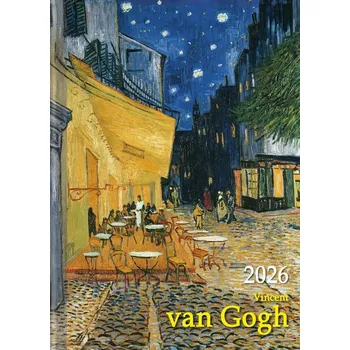 Kalendář Praktik denní diář 2026 Van Gogh kavárna