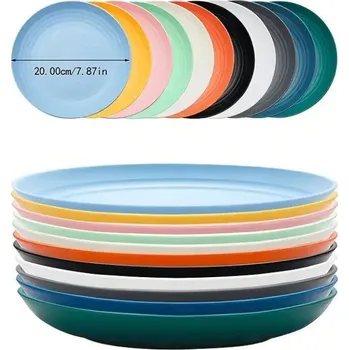 Talíř Talíř plastový 20 cm, různé barvy, kulatý