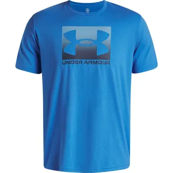 Pánské tričko Pánské tričko Under Armour Boxed Sports Updated SS velikost XS blue atlantis