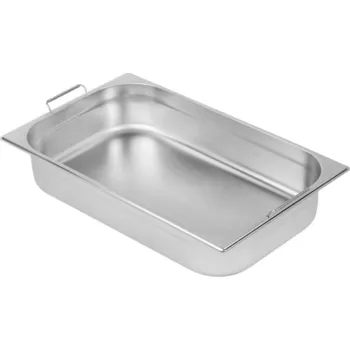 TOMGAST Gastronádoba nerezová profi GN 1/1 s úchyty 530 x 325 mm, hloubka: 150 mm M-11150 U