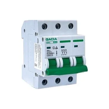 Jistič Jistič GACIA SB6L 400V/10A/B/6kA 3fázový na DIN lištu