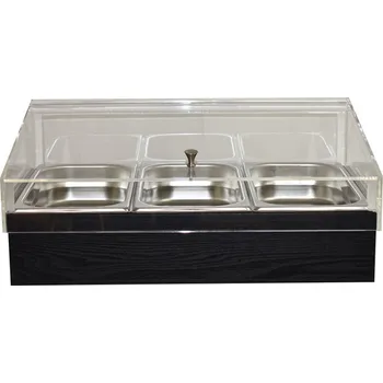 Termobox Chladicí box pro gastronádoby s krytem GN 1/1, černý