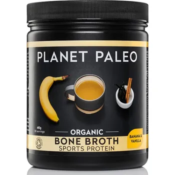 Protein PLANET PALEO - BIO SUŠENÝ PROTEIN (NEJEN) PRO SPORTOVCE - BANÁNOVO-VANILKOVÁ PŘÍCHUŤ EXP. 6/2023