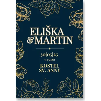 Party nádobí Personal Oznámení - Orient Gold Zvolte množství: od 11 ks do 30 ks