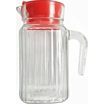 Džbán sklo 1L s víkem