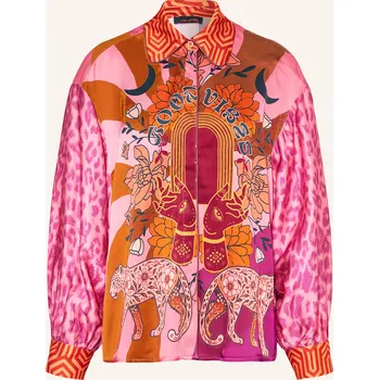 Dámská halenka Miss Goodlife Dámská Košilová Halenka Mystical Ze Saténu,...