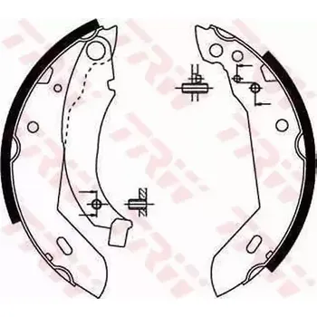 Brzdová čelist TRW Sada brzdových čelistí TRW GS8158