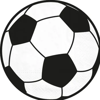 Papírový ubrousek Papírové ubrousky Fotbalový míč, 10 ks