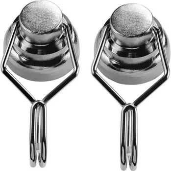 Dekorativní magnet Connex Neodymový magnet s háčkem, 21 kg, ø 25 × 67 mm, 2 ks DY7100039