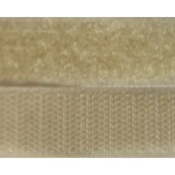 Zip KORTEXIN suchý zip 30mm-háček béžový Množství: celé balení - 25m