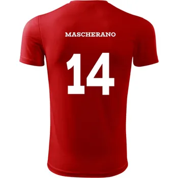 Dres Mascherano - Barva: červená, Velikost S