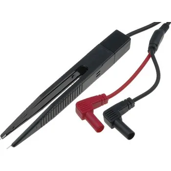 Kosmetická pinzeta AXIOMET AX-TLP-TW-01 Měřicí pinzeta 0,4m černá Provedení: s krytkou