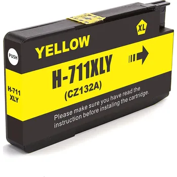 Inkoust Techtek TCTK-H711XLYV7-30-P-Y pro HP DesignJet T 120 - neoriginální