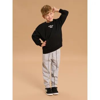 Chlapecká mikina Sinsay - Tepláková souprava - černá - 970FS-99X - 970FS-99X-98