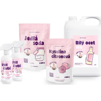 Univerzální čisticí prostředek Úklid pro klid Startovací balíček pro efektivní úklid Vůně: Bubble bubble - Flower, Varianta: Bez brožury