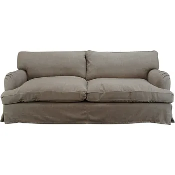 Pohovka Solenzara Sametová pohovka Conte NC7507-LC Vyberte si ze sametů: TJ-156 Tmavé Taupe, Povrchová úprava nohou: Graywash M Beech P824A