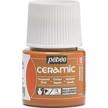 Speciální výtvarná barva Barva na keramiku Pébéo Ceramic 45 ml - 19 Chamois