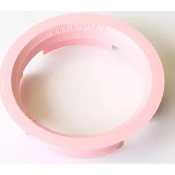 Vymezovací kroužek Vymezovací kroužek 63,4 / 57,1 plast, přesah kužele 7mm, barva růžová