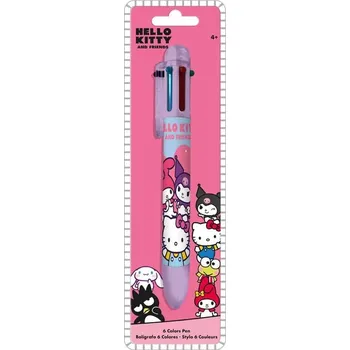 Šestibarevná propiska s kočičkou Hello Kitty