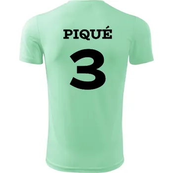 Dres Piqué - Barva: mátová, Velikost XXL