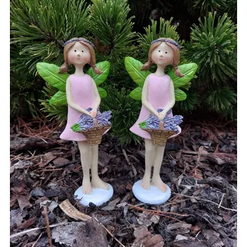 Zahradní dekorace Prodex Import Víla lístečková křídla větší