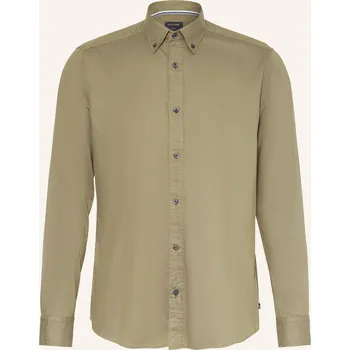 Pánská košile Olymp Pánská Košile Casual Regular Fit, olivová, 38