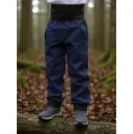 JOŽÁNEK Dětské softshellové kalhoty, tmavě modré