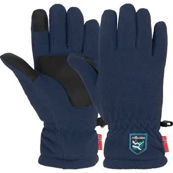 Rukavice DĚTSKÉ FLEECOVÉ RUKAVICE TROLLKIDS EIKEDALEN, NAVY Velikost: 5 | 8-10 LET