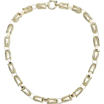 Náhrdelník Mohutný náhrdelník z pozlacených článků 72089/92/98 53 cm