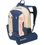 Batoh Meatfly Basejumper + PENÁL ZDARMA béžová/modrá 22 L