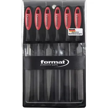 Sada pilníků na klíče, 2-složková rukojeť 100mm sek 2 6 ks. FORMAT (EDE65800102)