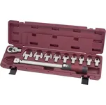 Momentový klíč 1/2' 40-200Nm / 24 zubů s vidlicovými nástavci ergokraft 11ks KRAFTWERK (KRAF-KR-3235GK1)