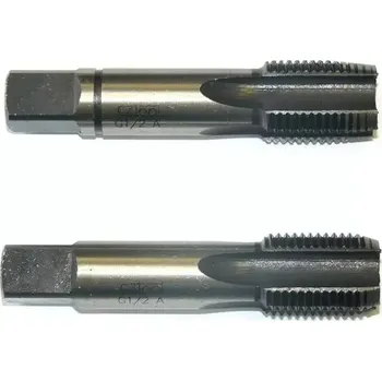 Závitořezný nástroj Sadové závitníky Bučovice Tools G 3/8" III HSS dle ČSN 22 3012 (2 ks) (BU142 3803)