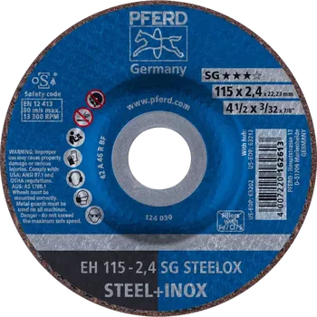Řezný kotouč EH 115-2,4 A46 R SG-INOX/22,2 KOTOUČ ŘEZNÝ A R SG (PF4007220162613)