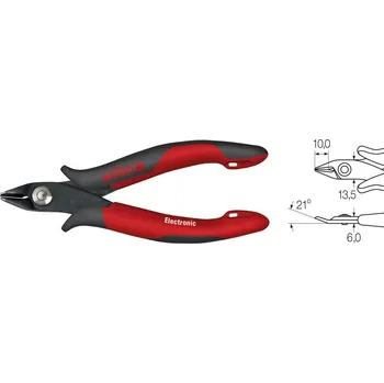 Kleště WIHA Z 41 3 138 03SB-Elek.-Seitenschn.,breit,spitz (WIHA27393)