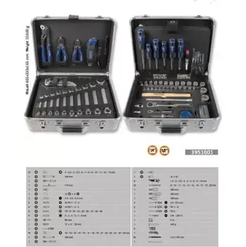 Kufr na nářadí Projahn "Univerzal" (125 dílů) (DATPRO3951001)