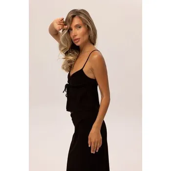 Dámská sukně Hottie Hot Sada top a sukně NUSA Černá Slim Fit L