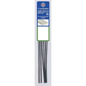 Pilový plátek Pilové plátky Bernardo - listy pro lupínkové pily 130 mm. Velikost 3 - střední pro dřevo, plasty, sádru (12 ks) (BER112191)